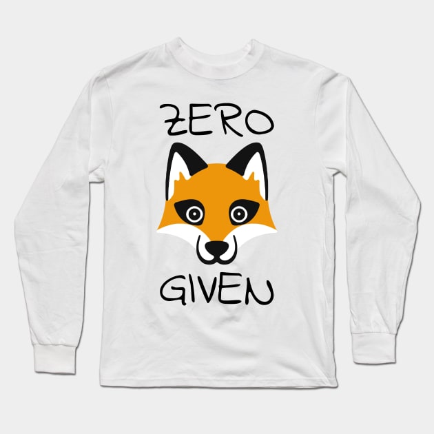 Zero Fox Given Long Sleeve T-Shirt by PH-Design